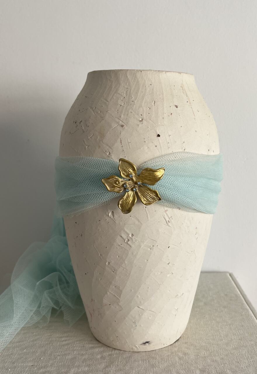 CHOKER VERDE AGUA