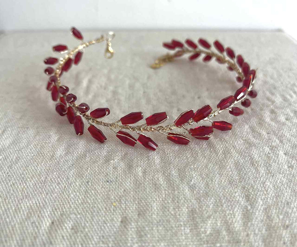 CHOKER VERDE OLIVO