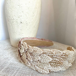 DIADEMA HOJAS AVELLANA