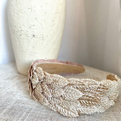 DIADEMA HOJAS AVELLANA