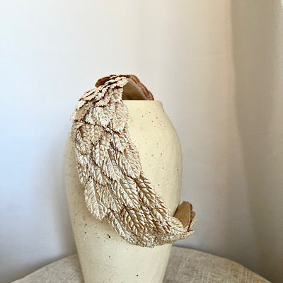 DIADEMA HOJAS AVELLANA