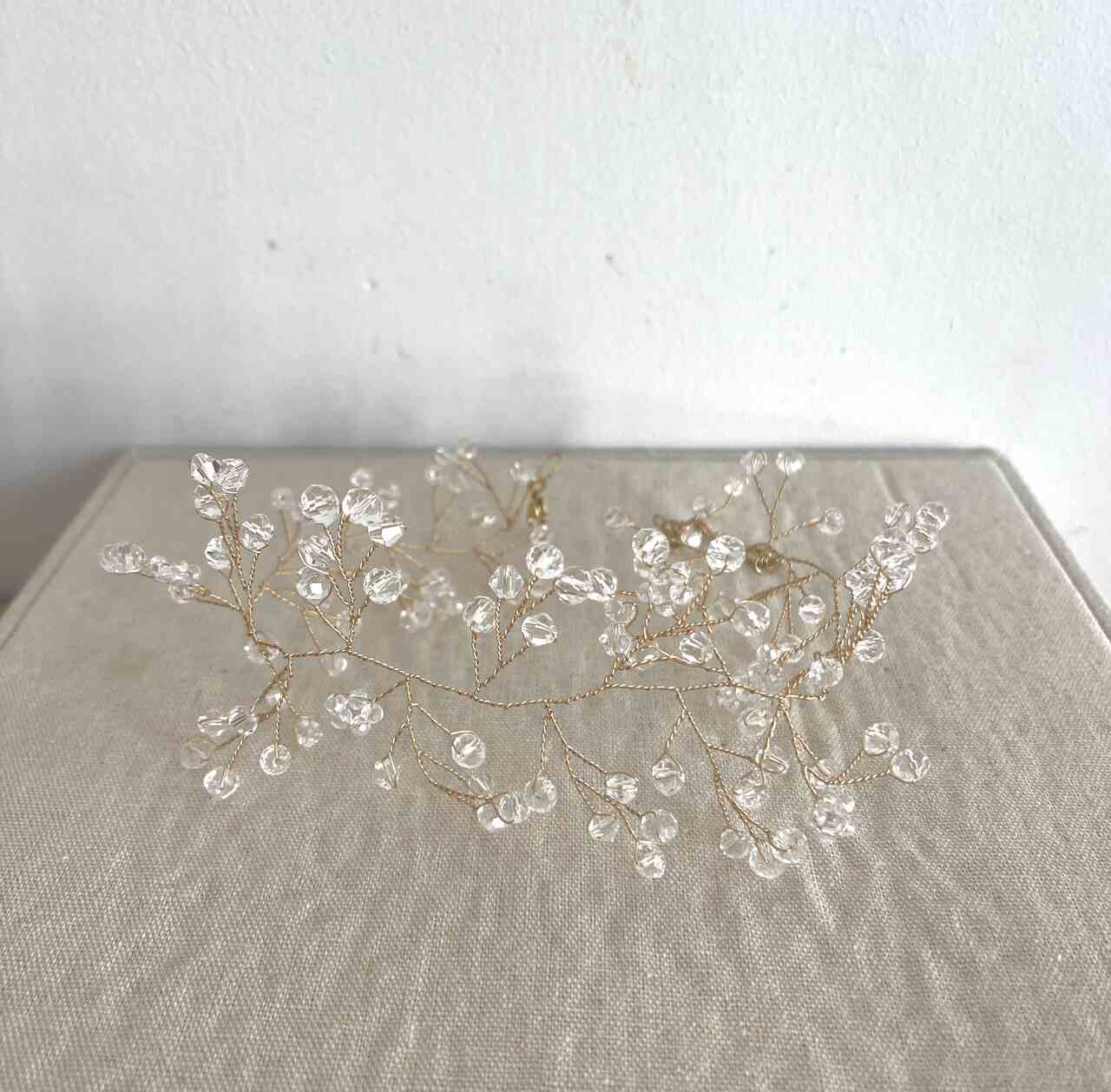 CHOKER MAGNOLIA BLANCO