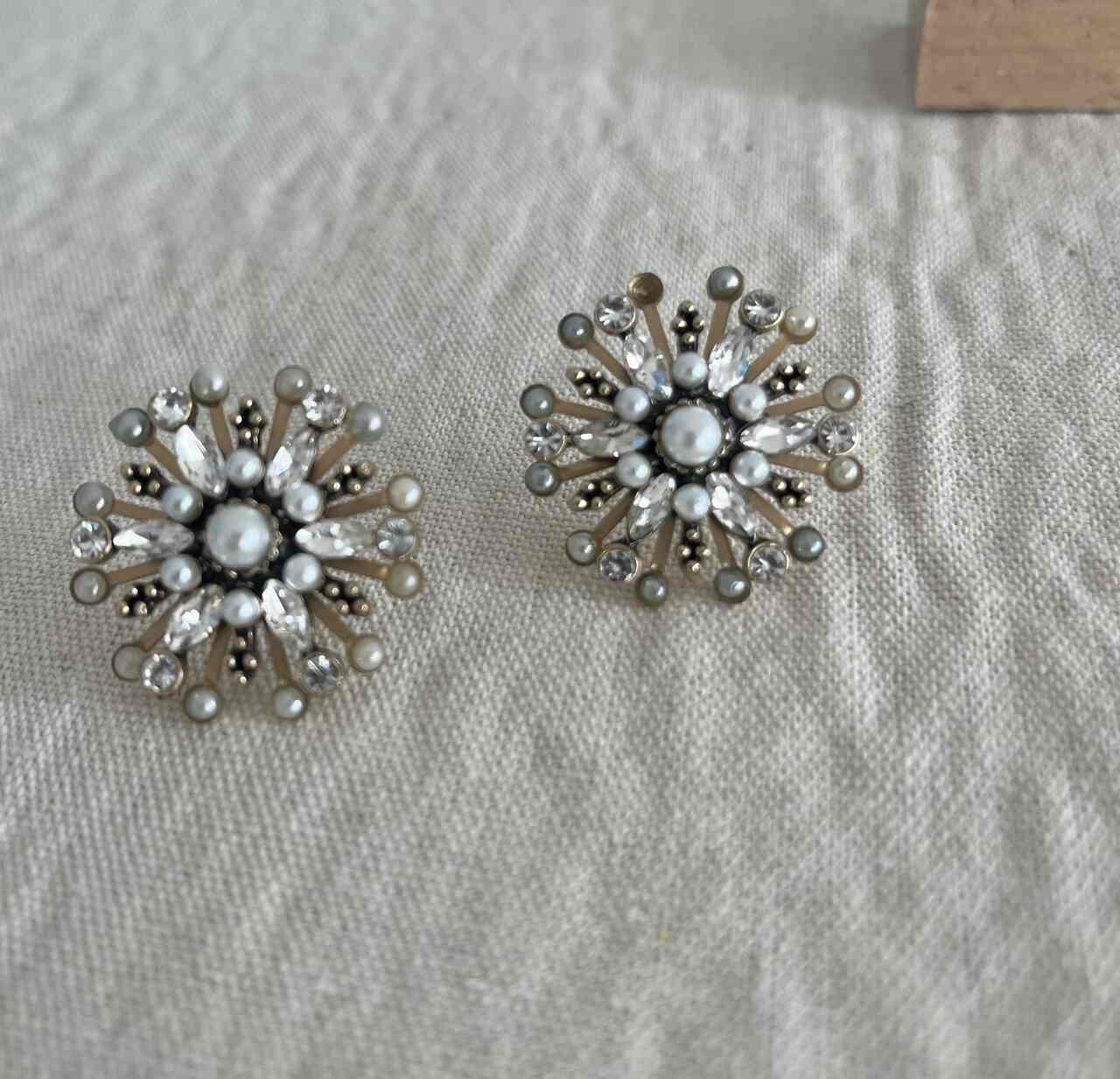 PENDIENTES  ROSETON ESTRELLA