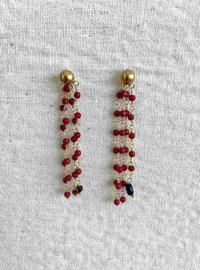 PENDIENTES CEREZA
