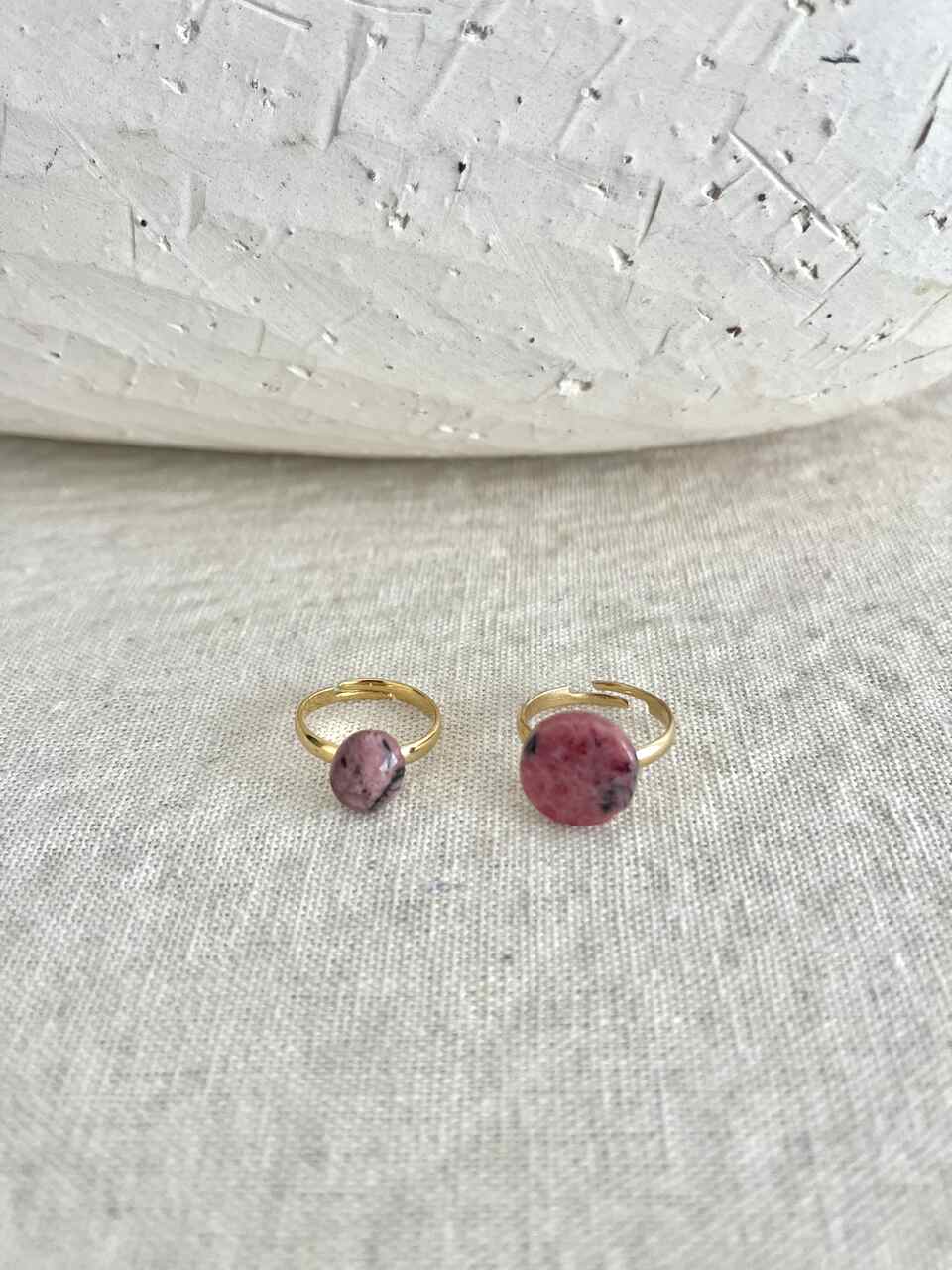 ANILLO MARMOLADO ROSA