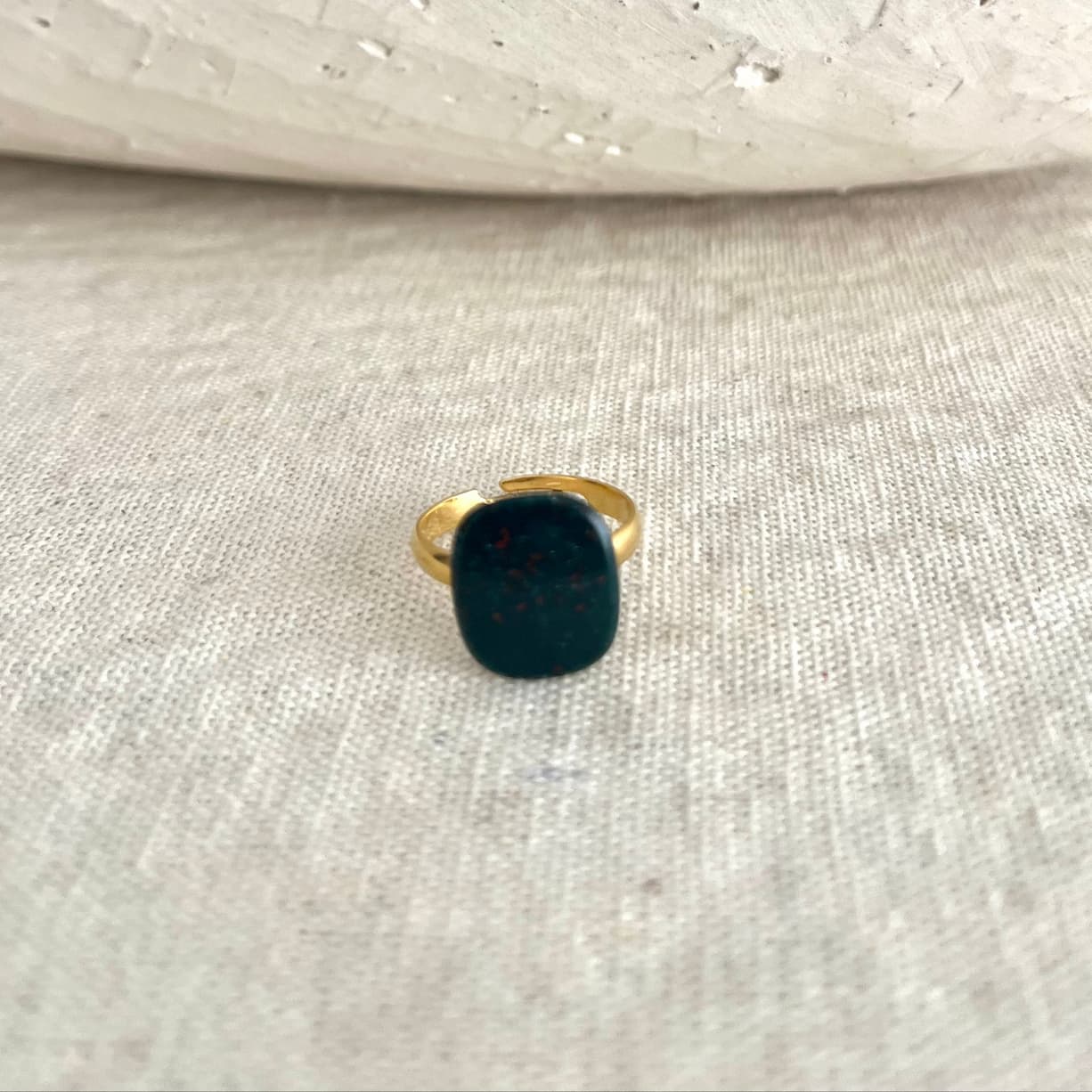 ANILLO  VERDE BOTELLA