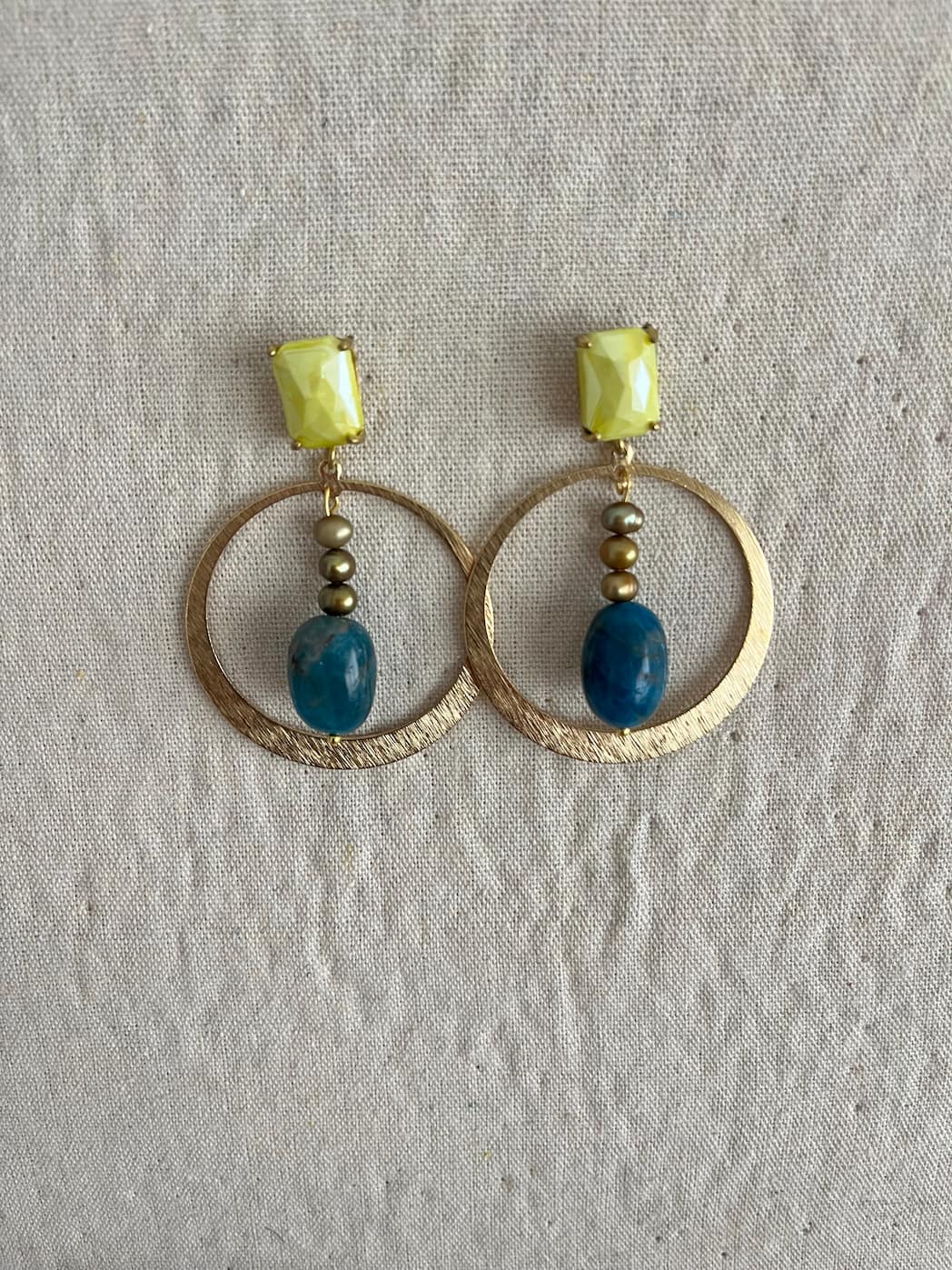 PENDIENTES AROS FLUOR
