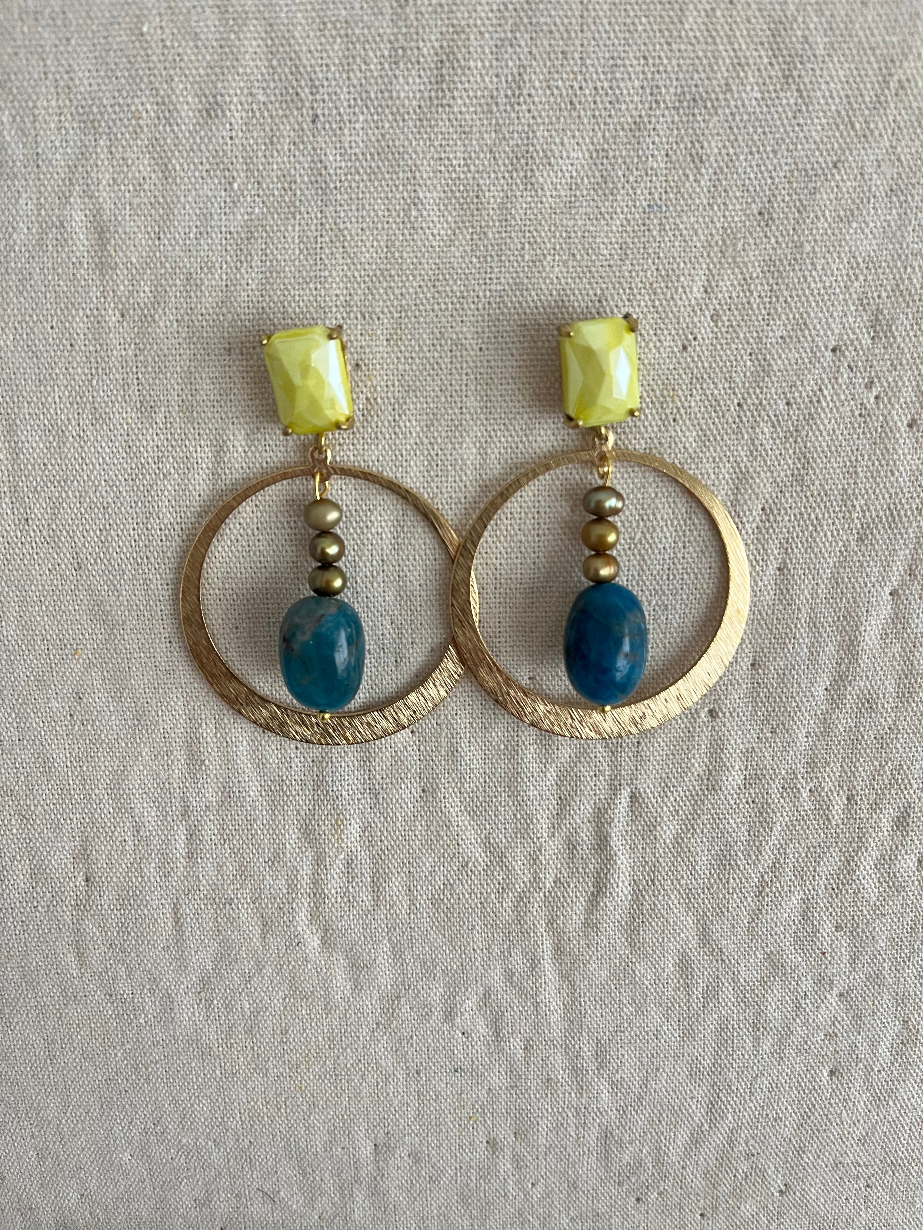 PENDIENTES AROS FLUOR