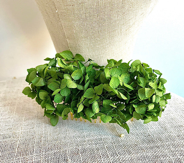 PEINA HORTENSIA MINI VERDE HIERBA