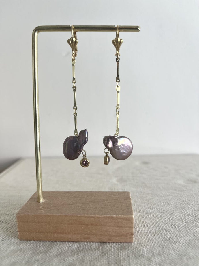 PENDIENTES LAVANDA