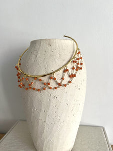 CHOKER TEJA CORAL