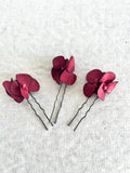TRIO HORQUILLAS GRANATE