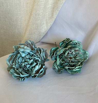 PEONIA VERDE AGUA EMPOLVADA