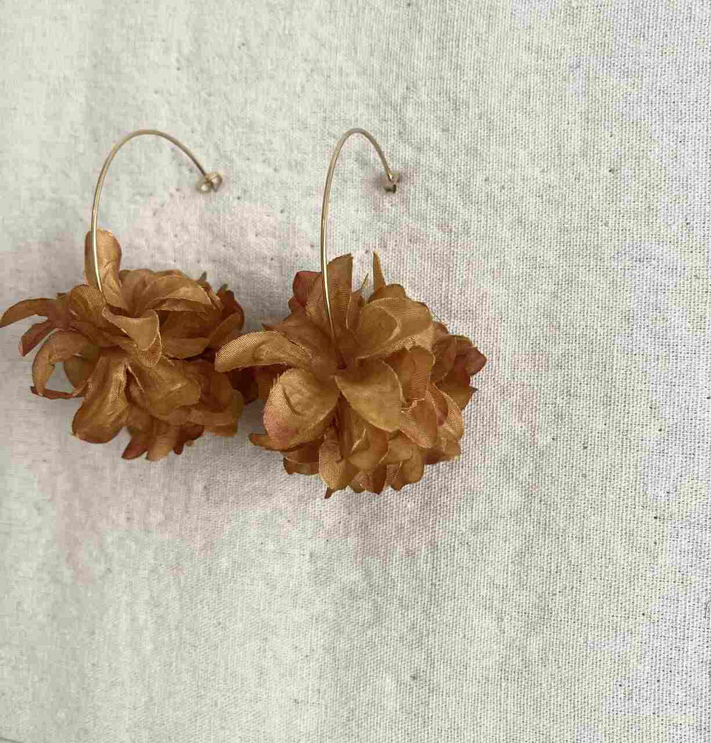 PENDIENTES ARO MAX FLOR