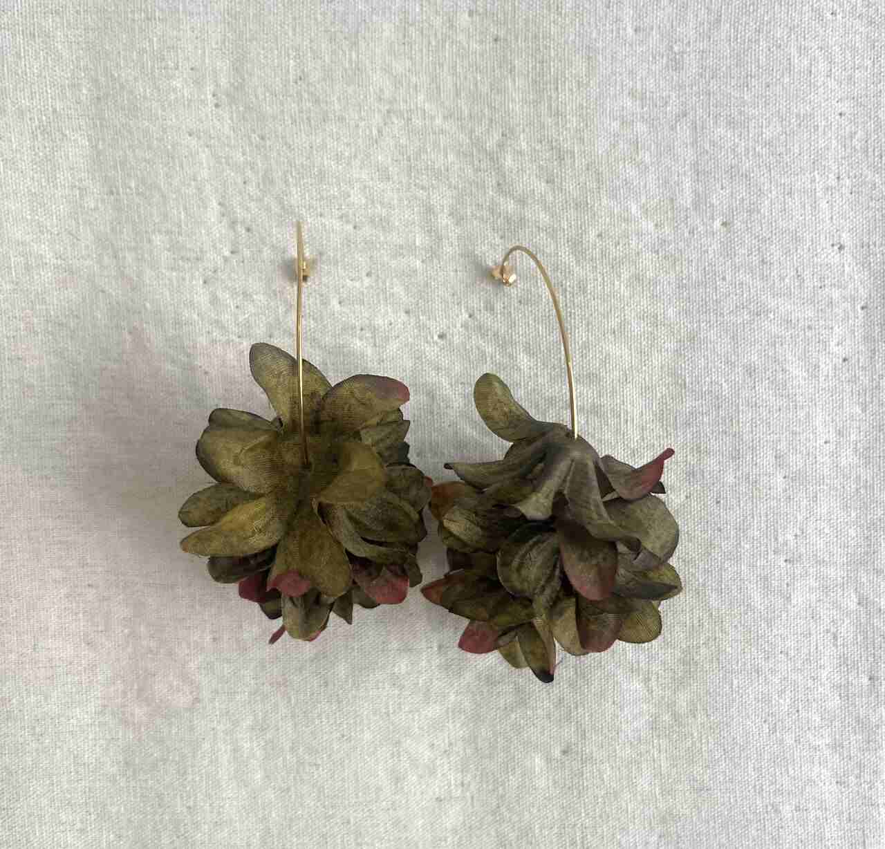 PENDIENTES ARO MAX FLOR