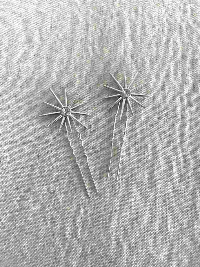 DUO ESTRELLAS PUNTA DORADO
