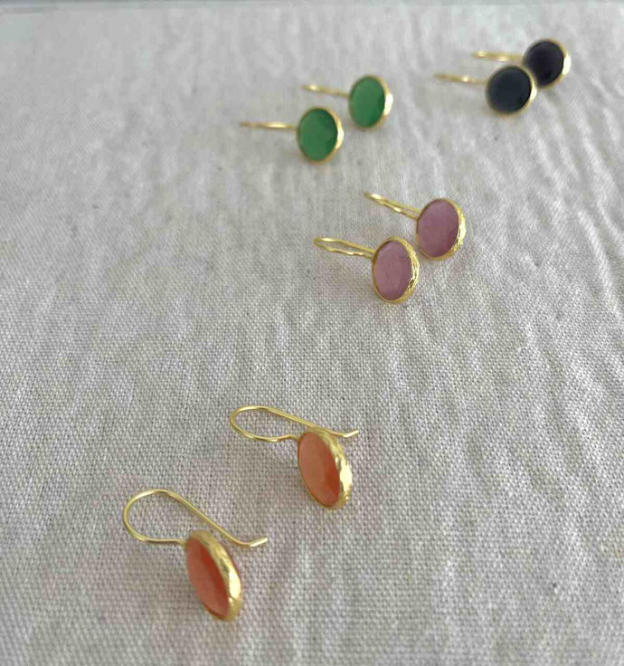 PENDIENTE BOTON COLOR