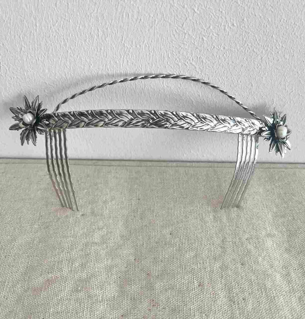TIARA LABRE PLATA VIEJA