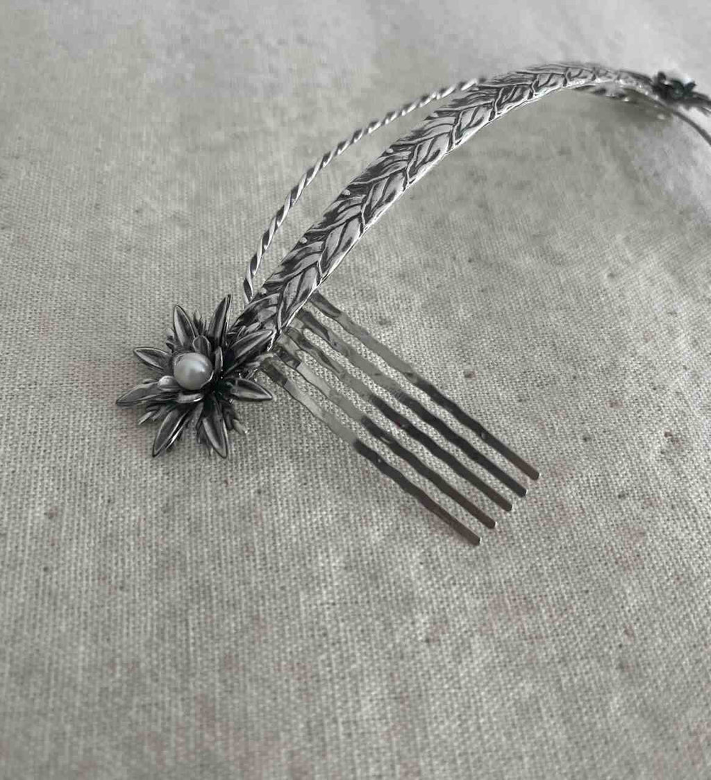 TIARA LABRE PLATA VIEJA