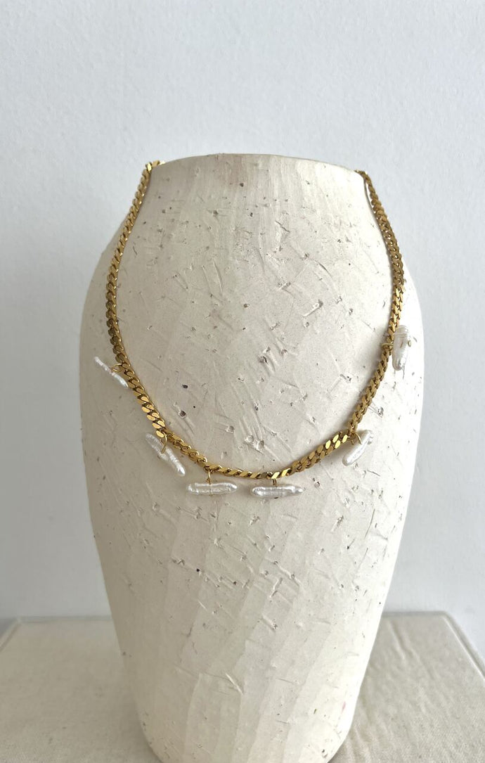 COLLAR PERLA ALARGADA