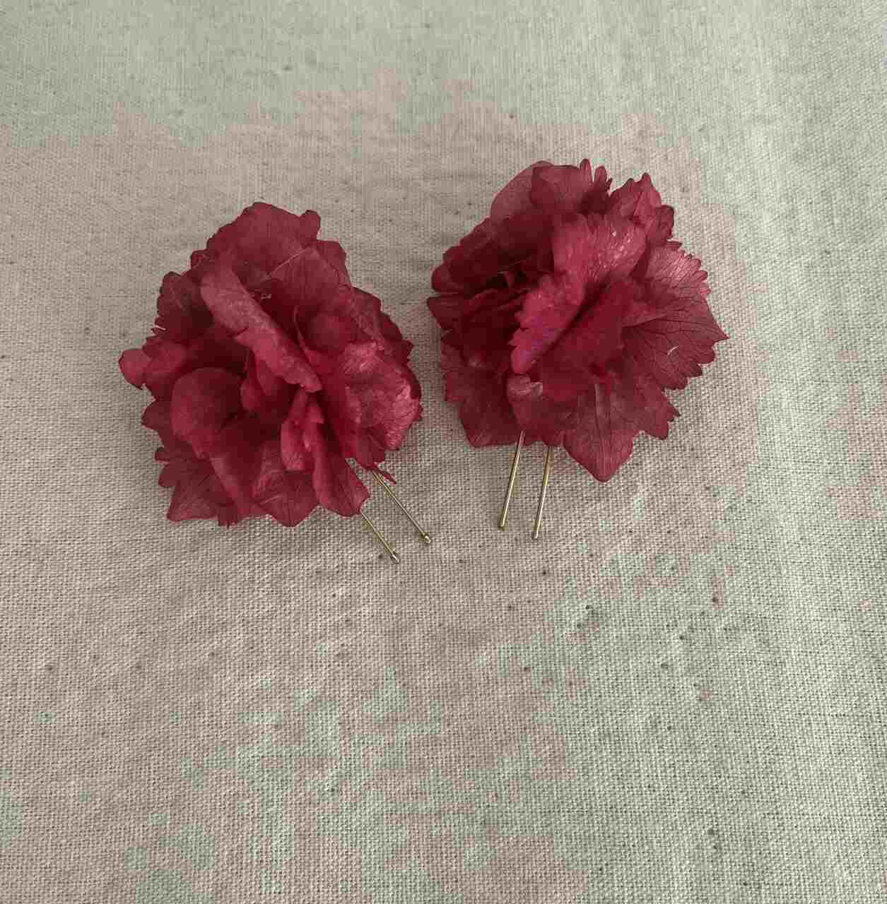 HORQUILLA HORTENSIA  MAGENTA PRESERVADA