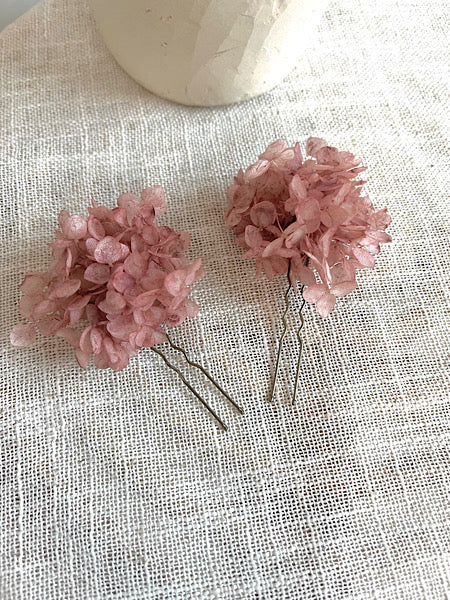 HORQUILLAS HORTENSIA MINI ROSA VIEJO