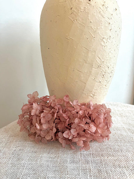 TOCADO DE HORTENSIAS ROSA VIEJO PETALO PEQUEÑO