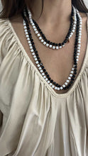 Cargar imagen en el visor de la galería, COLLAR LARGO PIEDRAS CUADRADAS

