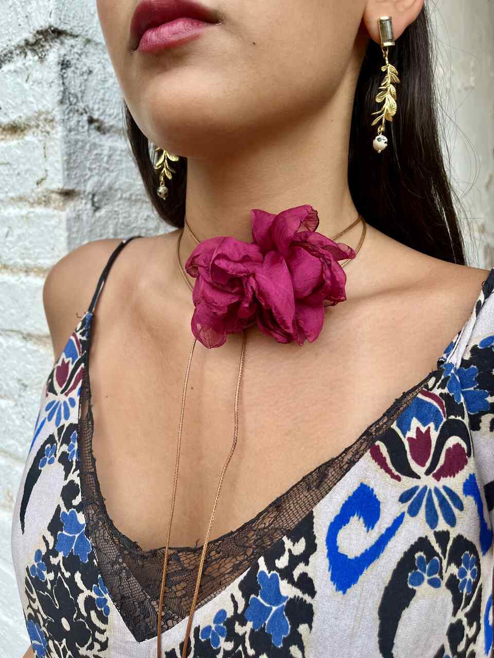 CHOKER FLOR GASA