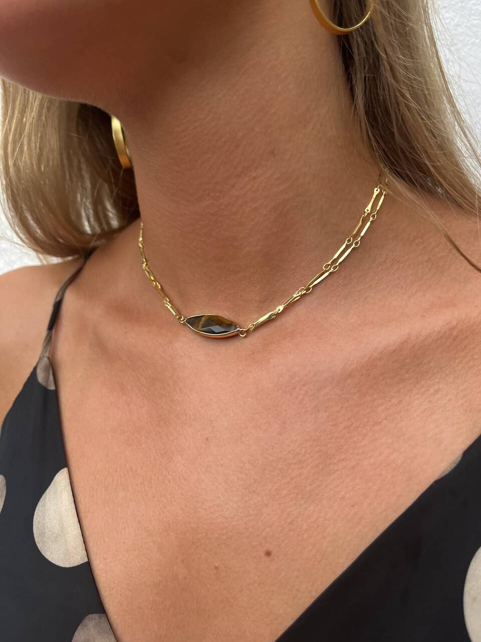 CHOKER OJO DE TIGRE