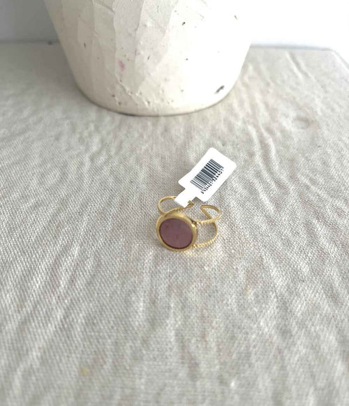 ANILLO ACERO PIEDRA