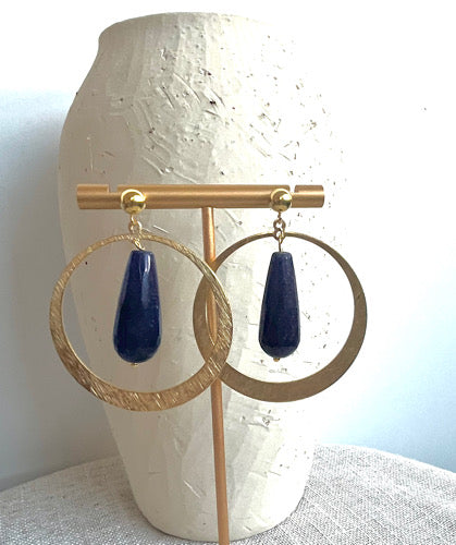 PENDIENTES ARO Y LAGRIMA