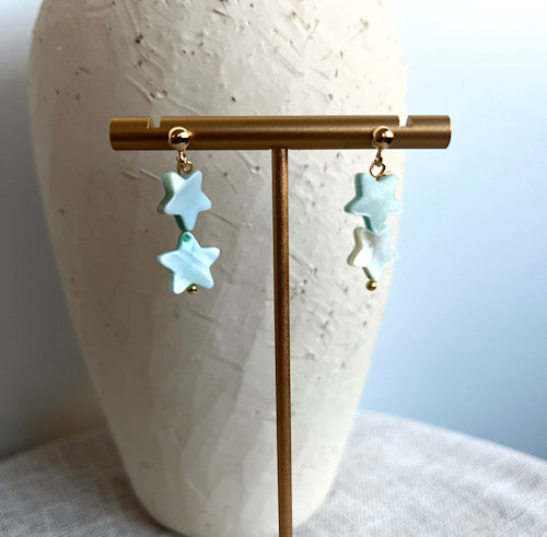 PENDIENTES ESTRELLAS NACAR