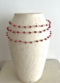 CHOKER HILOS DORADOS CEREZA