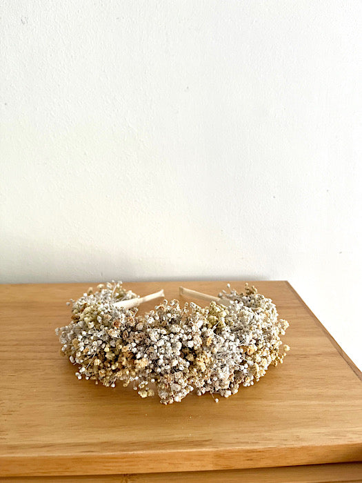 DIADEMA PANICULATA NATURAL Y BLANCA
