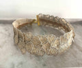 CHOKER FLORES BORADADAS