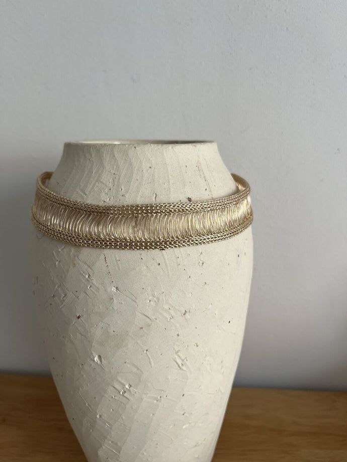 CHOKER HILOS VAINILLA