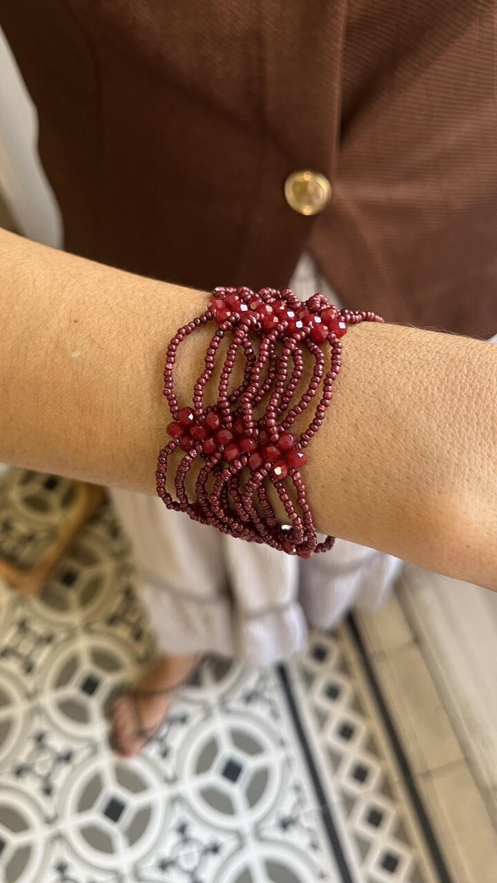 BRAZALETE GUINDA
