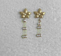 PENDIENTES FLOR Y PERLAS