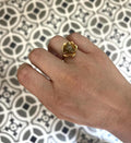 ANILLO LATON FLOR