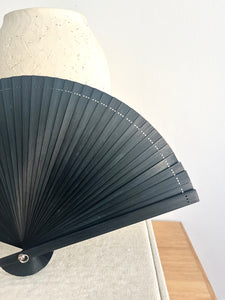 ABANICO BAMBU NEGRO