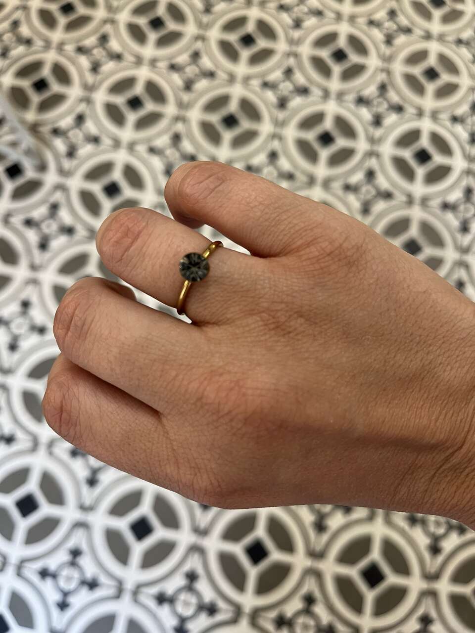 ANILLO PIEDRA CRISTAL