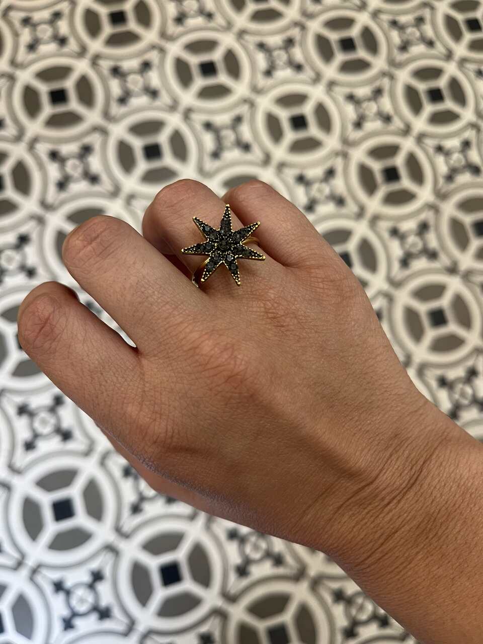 ANILLO ESTRELLA PERLADA