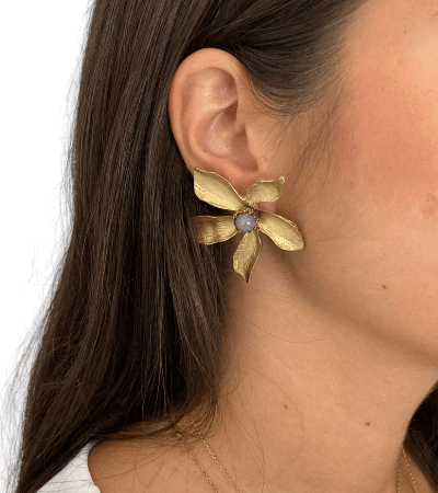 PENDIENTES DALIA AZUL
