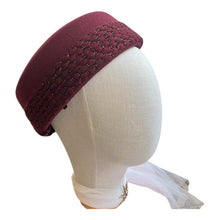 Cargar imagen en el visor de la galería, CASQUETE FIELTRO VINO
