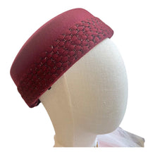 Cargar imagen en el visor de la galería, CASQUETE FIELTRO VINO

