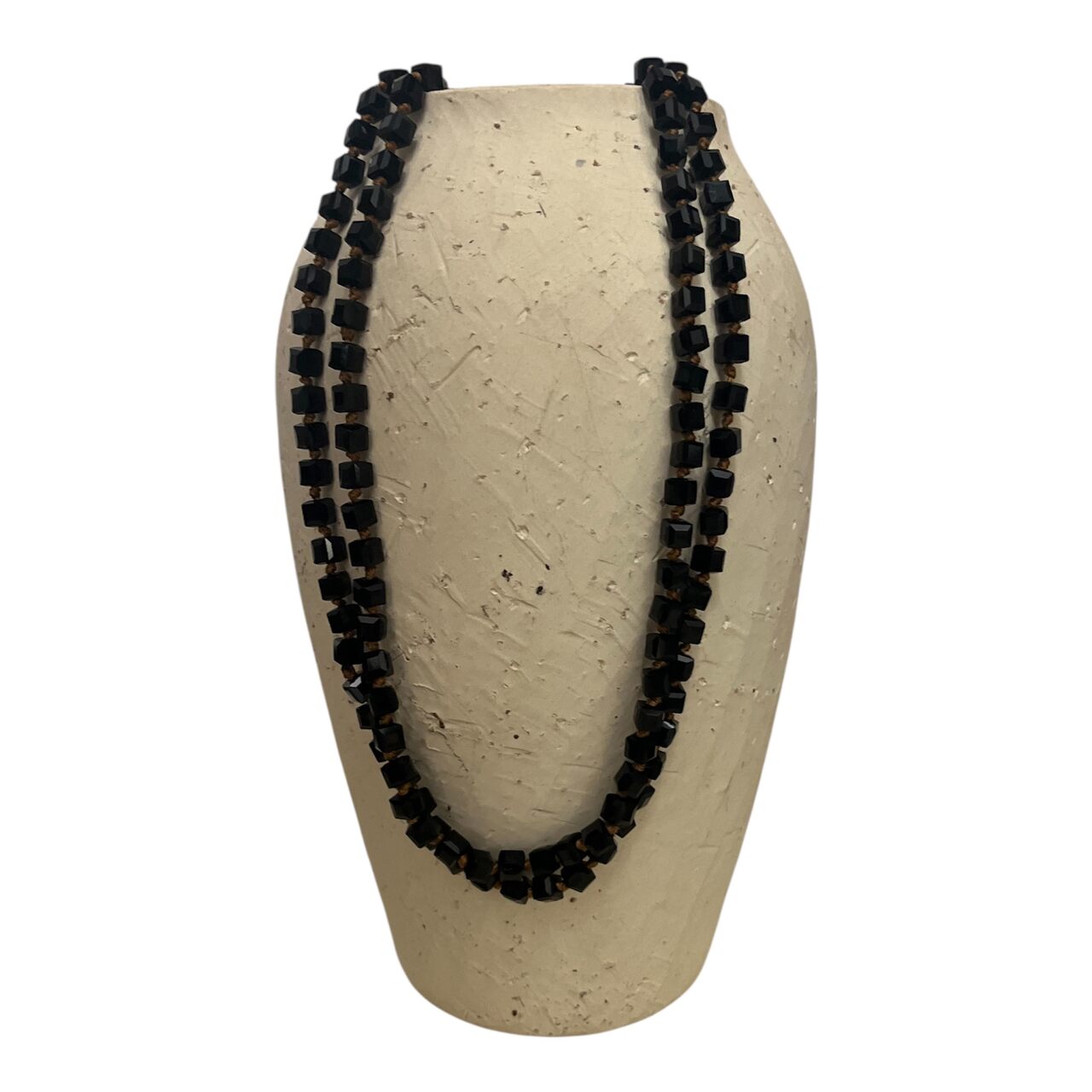 COLLAR LARGO PIEDRAS CUADRADAS
