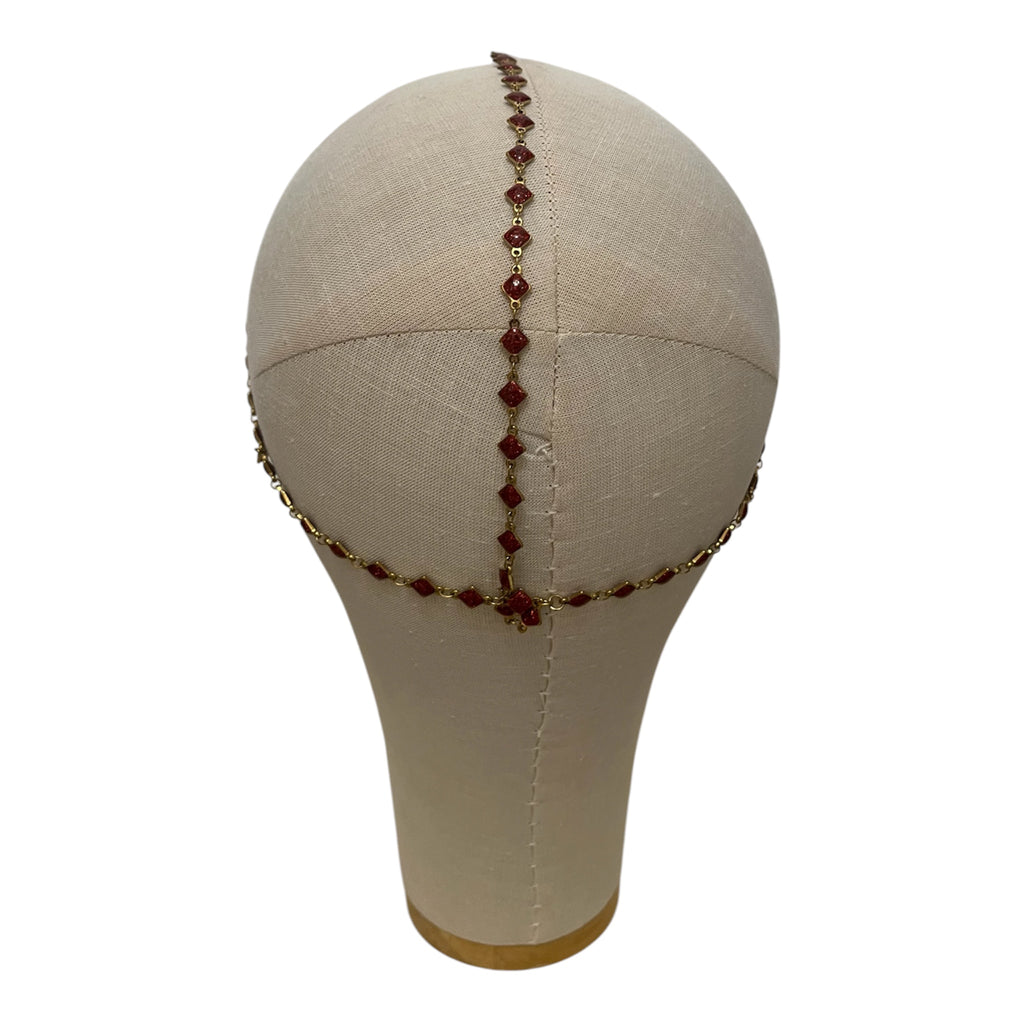 TOCADO CADENAS GRANATE