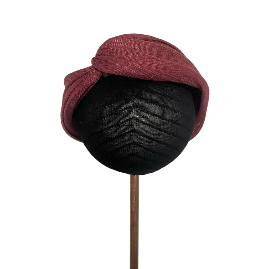 TURBANTE BANDA VINO