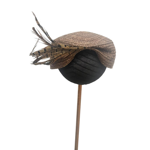 CASQUETE TOCADO MARRON TRIBU